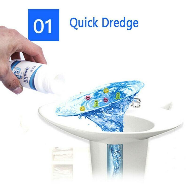Kitchen Pipe Dredge Agent Sink Bathroom Cleaning Deodorization Toilet Sink Strong Dredge Cleaner Sewer Hair Floor Drain