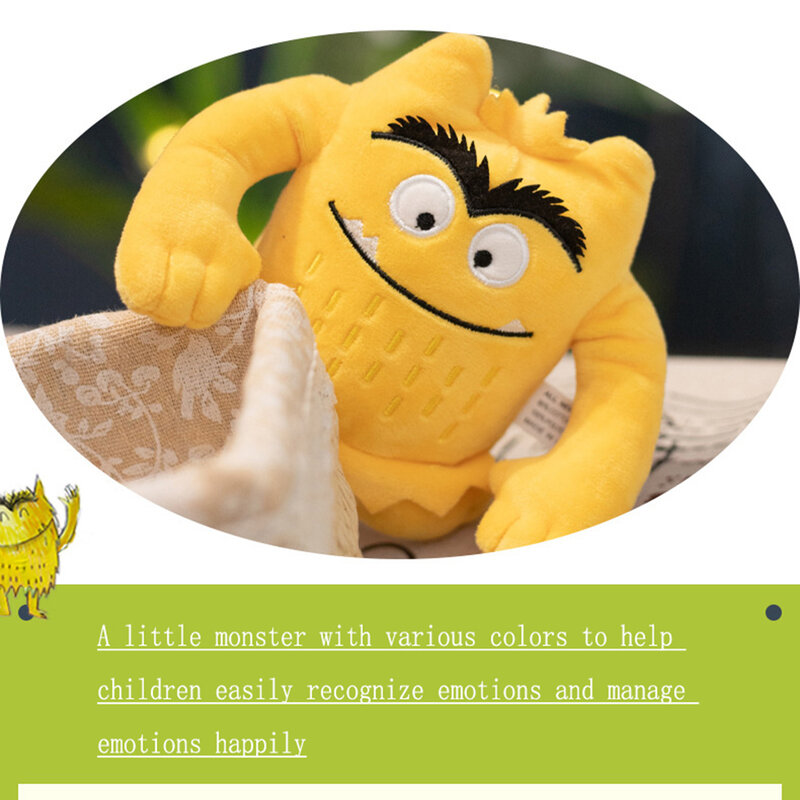Muñecos de peluche de Color Monster Emotion para niños, muñecos de peluche adorables, regalo de cumpleaños y Navidad, gran oferta, 2023