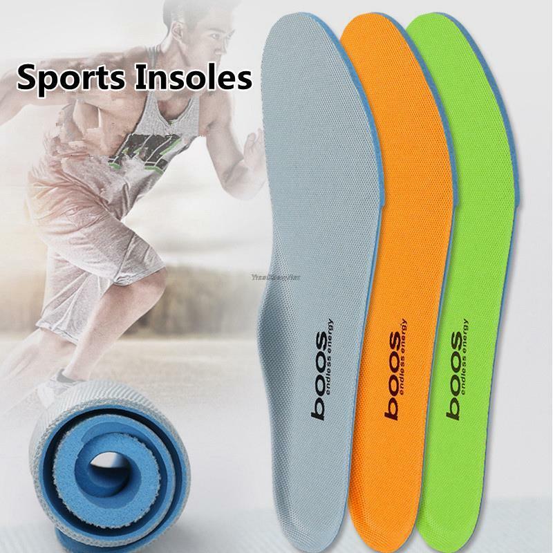 Sports Shock Insoles Stretch Breathable Deodorant Running Cushion Breathable Sweat Men and Women Insoles For Sneakers