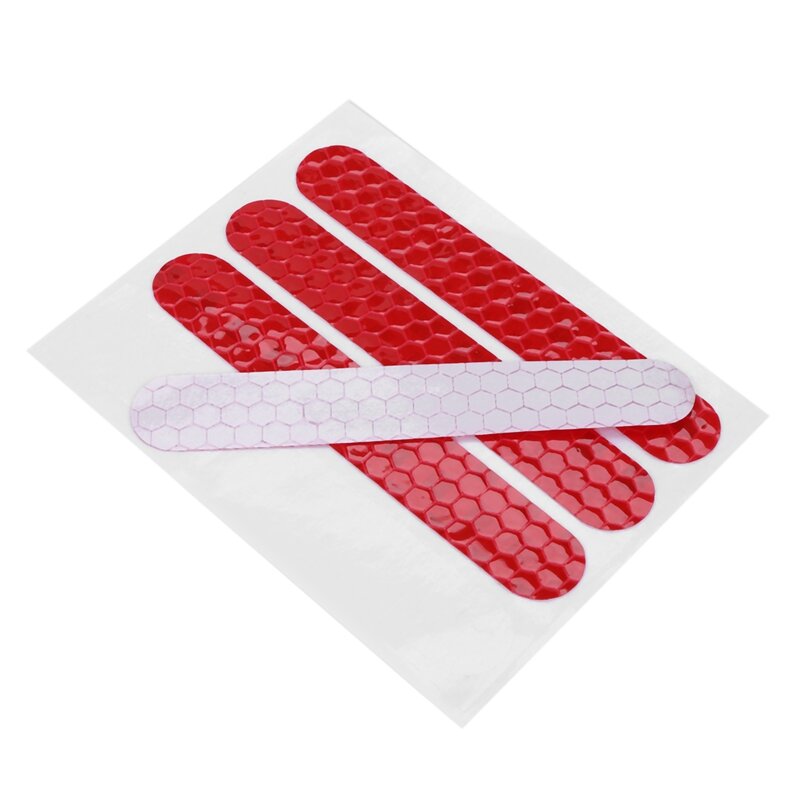Front Rear Wheel Cover Protective Shell Reflective Sticker For Ninebot Max G30 Scooter Accessories 8PCS, Red