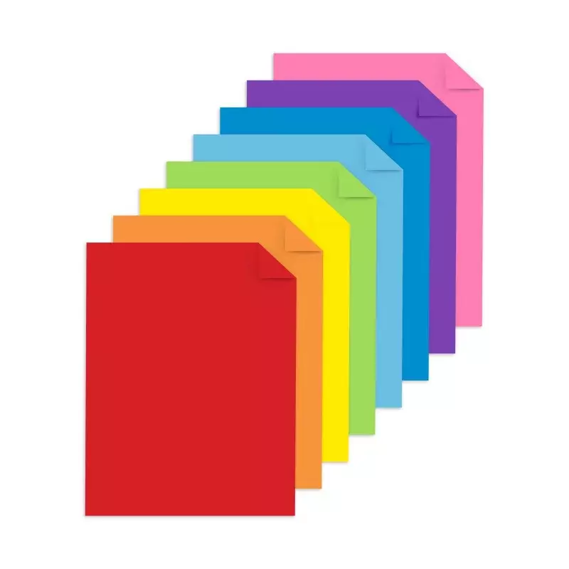 Цветная бумага для призмы astrobright, 8,5 дюйма x 11 дюймов, 24 фунта, 480 листов, разные цвета