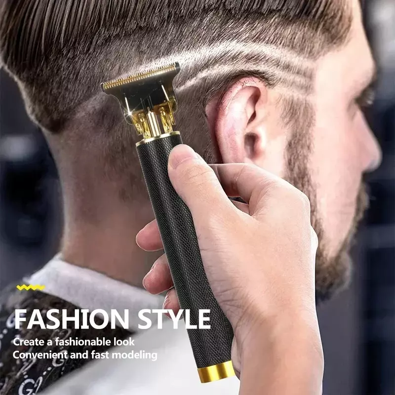 2023 Hair Trimmer for Men Hair Cutter Clipper Electric Trimmer Machine Rechargeable Barber Beard Shaver T9 Hair Clipper