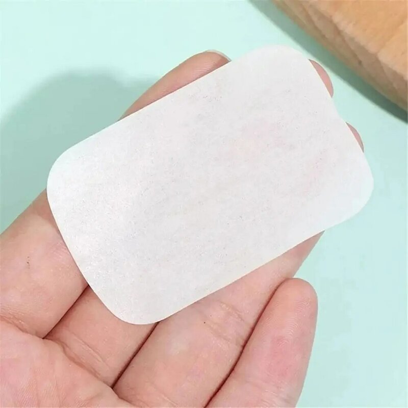 20/50/60/80/100pcs Bath Clean Soap Paper Useful Outdoor Travel Foaming Hand Washing Slice Portable Scented Soap Tablets