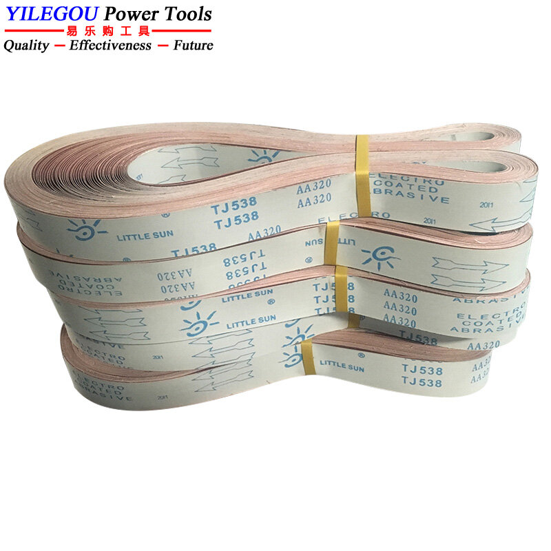 5 Pieces 50 x 1400mm Sanding Belt For Wood, Metal. 2" x 55" Aluminum Oxide Abrasive Band 1400*50mm. Dry Wet Dual-Use P60-600 Mix