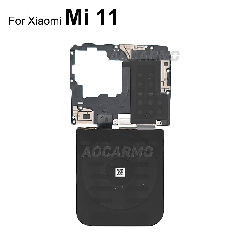 Aocarmo untuk Xiaomi 11 Mi11 Pengisian Daya Nirkabel Modul Sinyal Antena NFC Bagian Pengganti Penutup Motherboard