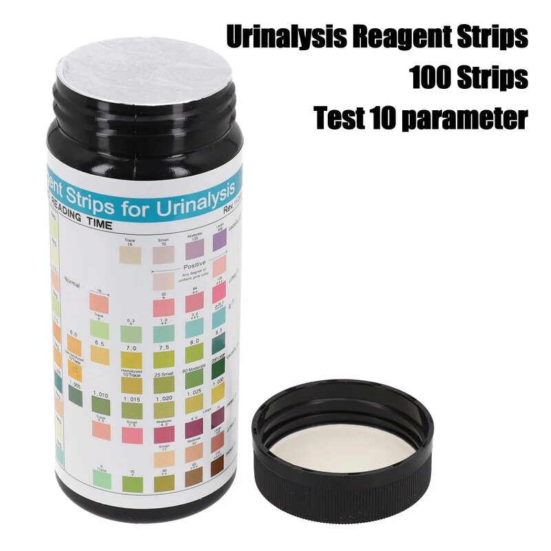 URS-10T 소변 테스트 스트립, 소변 검사 시약용 테스트 100 스트립