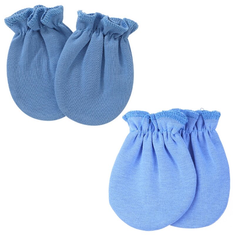 Baby Anti Scratching Soft Cotton Gloves Hand Socks Newborn for Protection Handgu Dropship