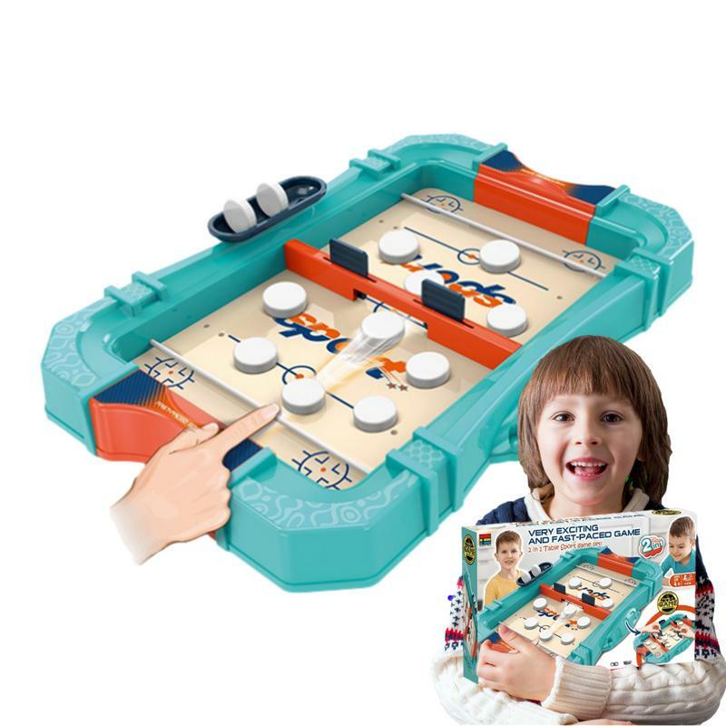 Juego de Puck de cabestrillo rápido para niños, juguete de mesa de interacción de dos personas para viajes de ocio, reuniones familiares
