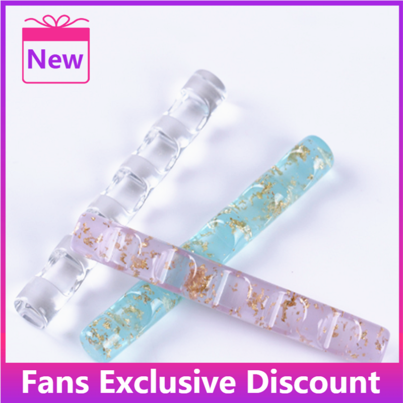 Support de brosse à ongles en acrylique transparent 5 grilles, étagère pour stylo de peinture, support de brosse en Gel UV coloré professionnel