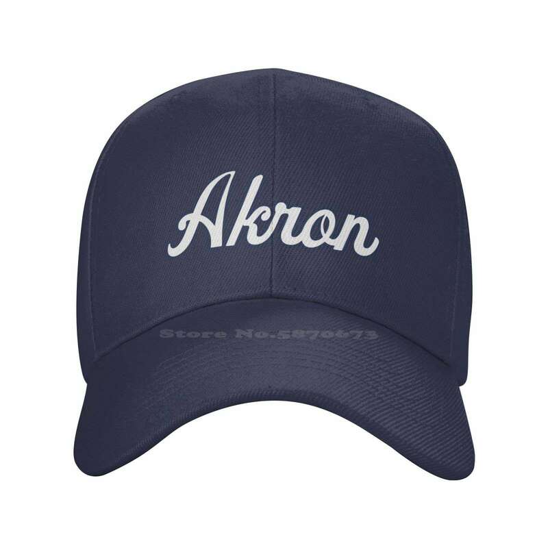 Akron Zips Logo Fashion quality Denim cap Knitted hat Baseball cap