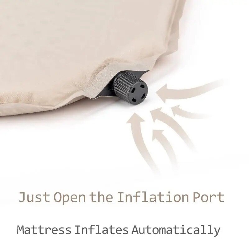 توسيع Naturehike وسادة إسفنجية قابلة للنفخ أوتوماتيكية ، مرتبة مقاومة للرطوبة ، حصيرة نزهة ، وسادة سرير للنوم