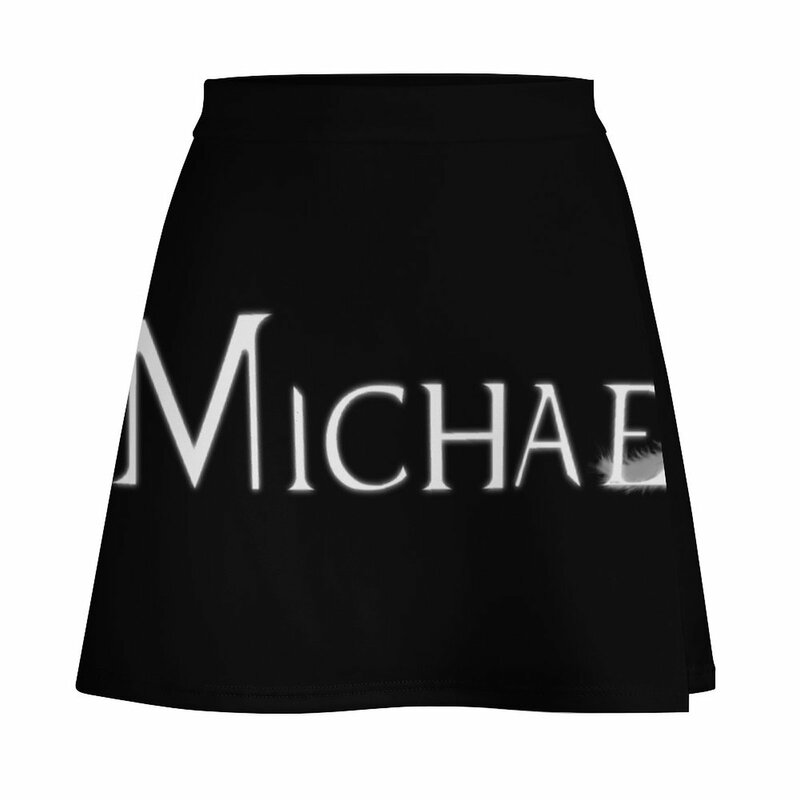 Archangel Michael with Feather Mini Skirt luxury women's skirt Woman short skirt fairy core School uniform