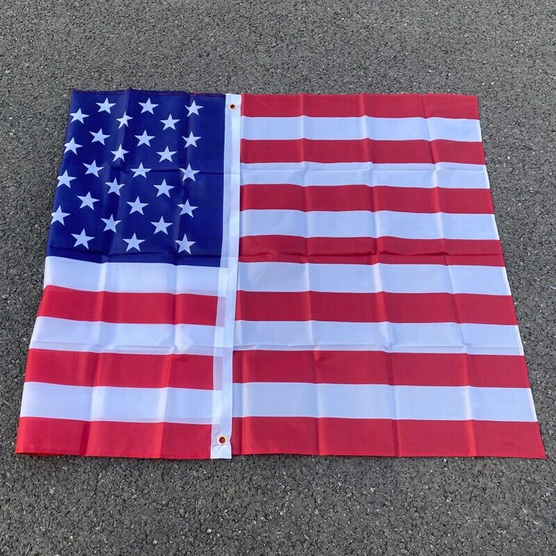 Aerxemrbrae Flag150x90cm Cờ Mỹ Chất Lượng Cao 2 Mặt In Hình Polyester Cờ Mỹ Ốp Lưng Kim Tuyến Cờ USA Store