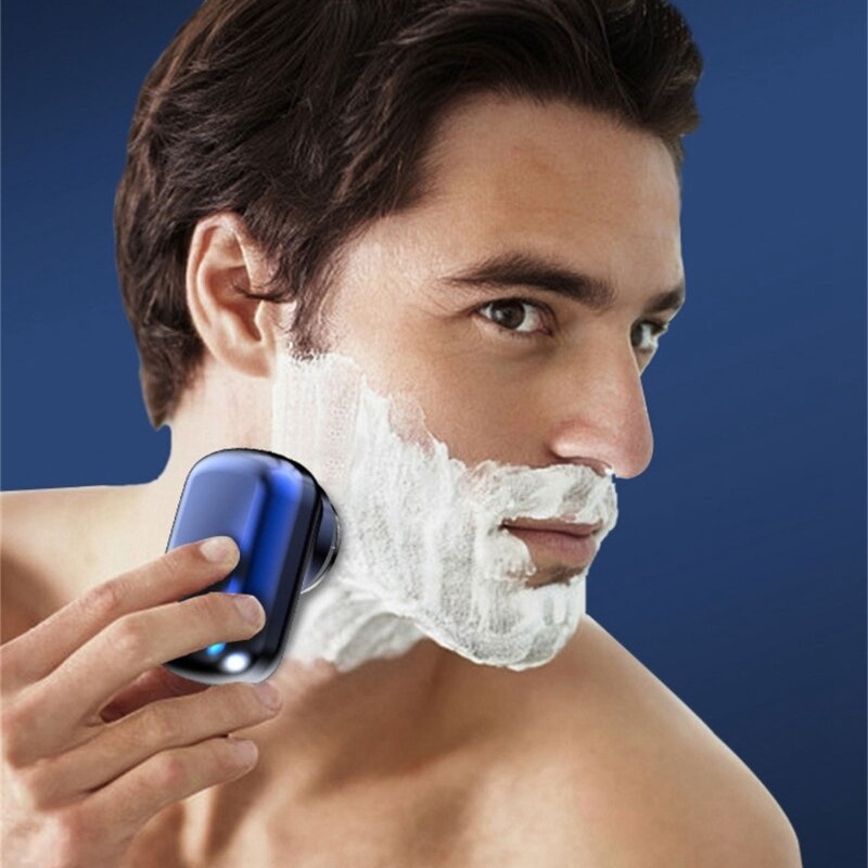 Portable Shaver Washable Electronic Razors Men Trimmer KnivesShaving Face Beard 517C