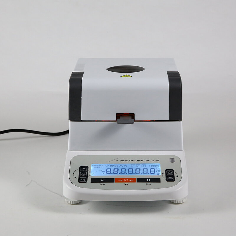 Probador de humedad de grano, analizador de humedad de laboratorio halógeno, instrumentos de medición de humedad de alimentos, medidor de humedad para caucho de plástico