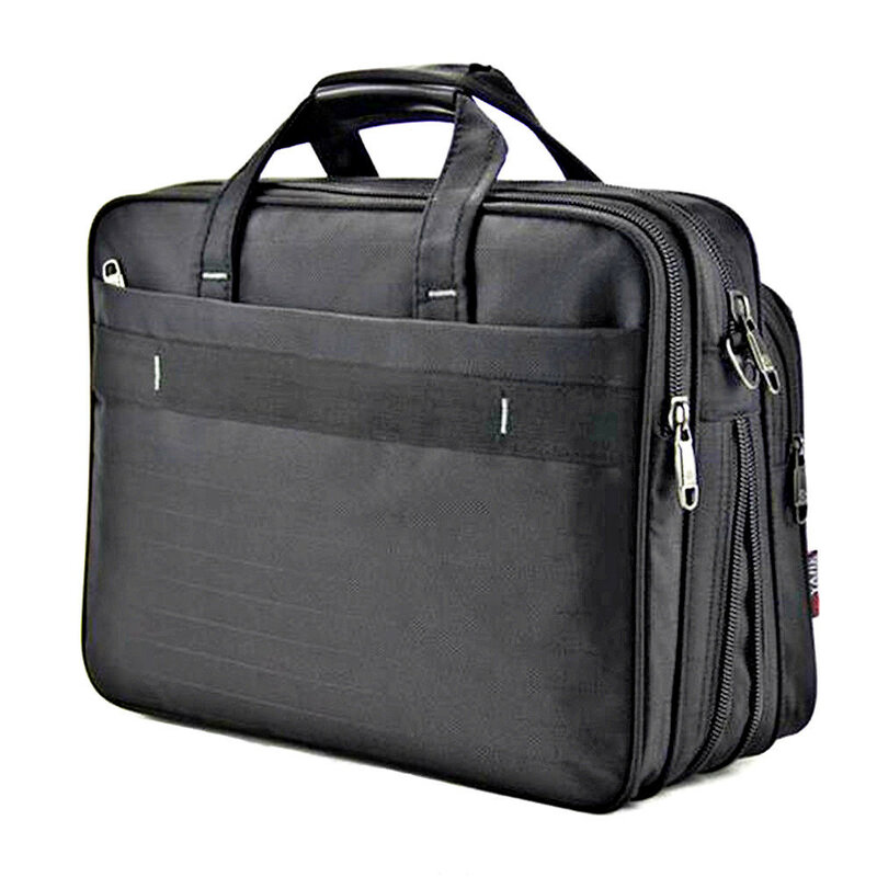 Mężczyźni teczki torebki człowiek torba do pracy dla prawnik biuro torebka kobiety wodoodporne nylonowe torby na laptopa biznes 15.6 cali komputer