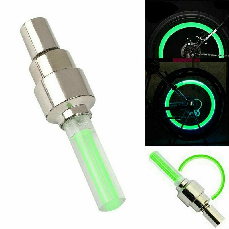 Piezas de tapa de válvula LED prácticas y duraderas, accesorios antipolvo para luz de bicicleta, vástago de válvula, rueda de neumático de bicicleta