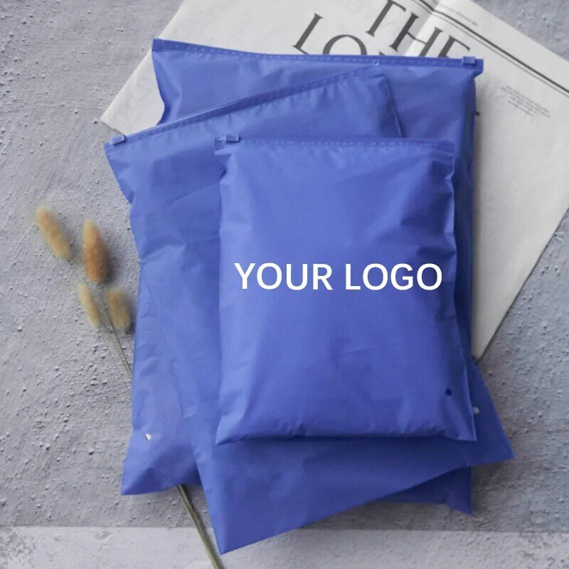 Индивидуальная продукция, биоразлагаемые матовые пакеты на молнии, пластиковая упаковка, черные пакеты на молнии из ПВХ и ЭВА с пользовательским напечатанным логотипом