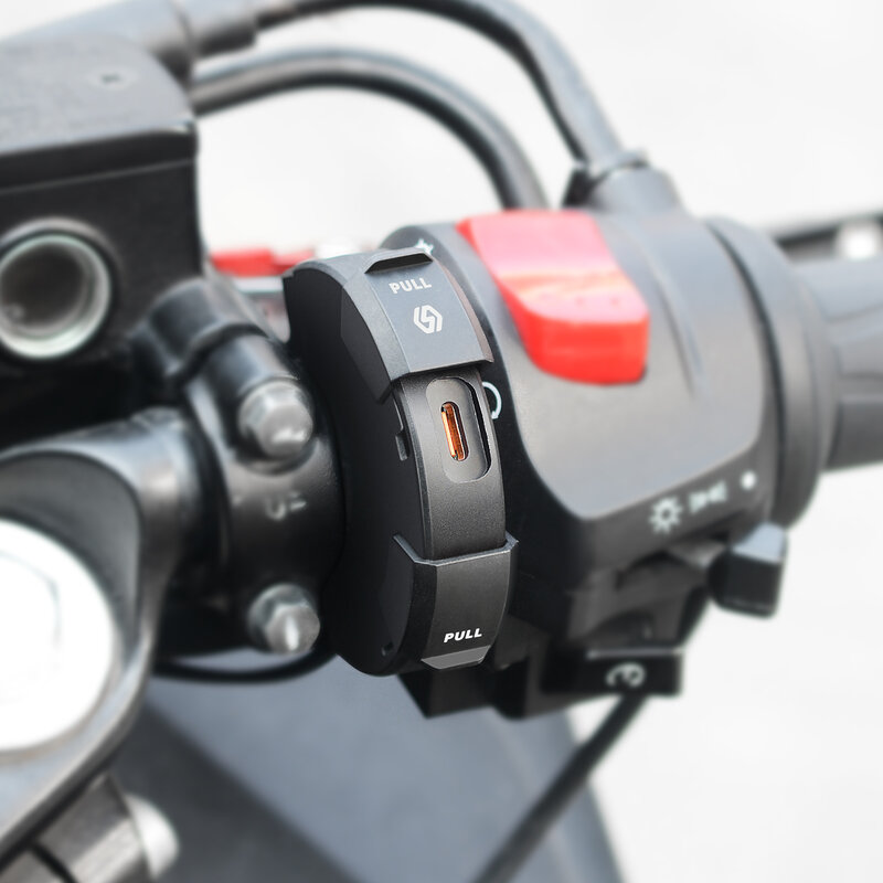Waterdichte Motorfiets Stuur Usb Oplader Qc 3.0 Type C Moto Adapter Stopcontact Voor Moto Accessoires Telefoon Oplader