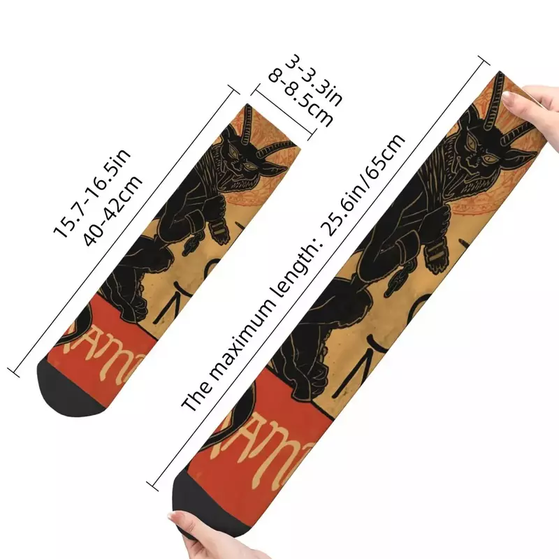 Забавные сумасшедшие носки для мужчин веселый Krampus хип-хоп Харадзюку качественные бесшовные носки с принтом для мальчиков новинка подарок