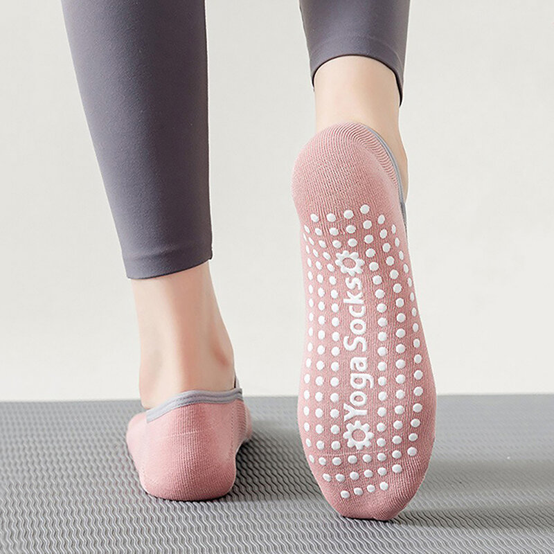 Носки для йоги, профессиональные нескользящие носки, женские спортивные дышащие поглощающие пот носки для пилатеса, женские балетные танцы