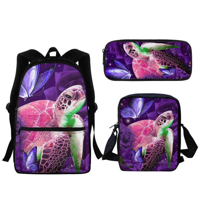 Mochila casual tartaruga marinha polinésia, mochila escolar de alta qualidade, mochila para estudantes e jovens, papelaria, moda, 2024