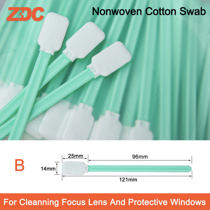 100Pcs/Lot Nonwoven Cotton Swab Size L70/100/121/160mm Dust-proof For Cleanning Focus Lens And Protective Windows Free Shipping