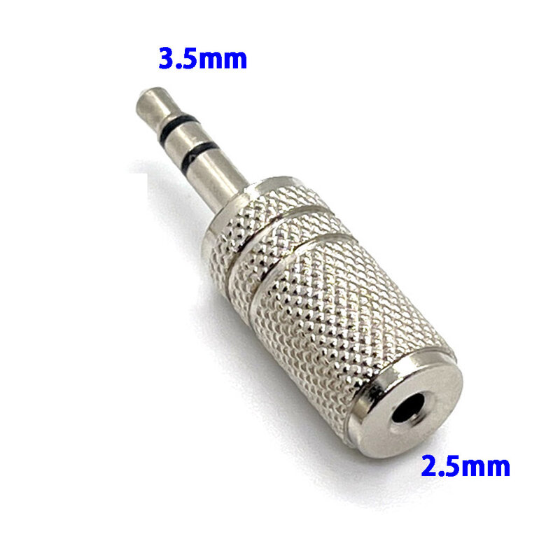 1PCS Jack 3.5 mm to 2.5 mm Audio Adapter 2.5mm Male to 3.5mm Female Plug Connector for Aux Speaker Cable Headphone Jack 3.5