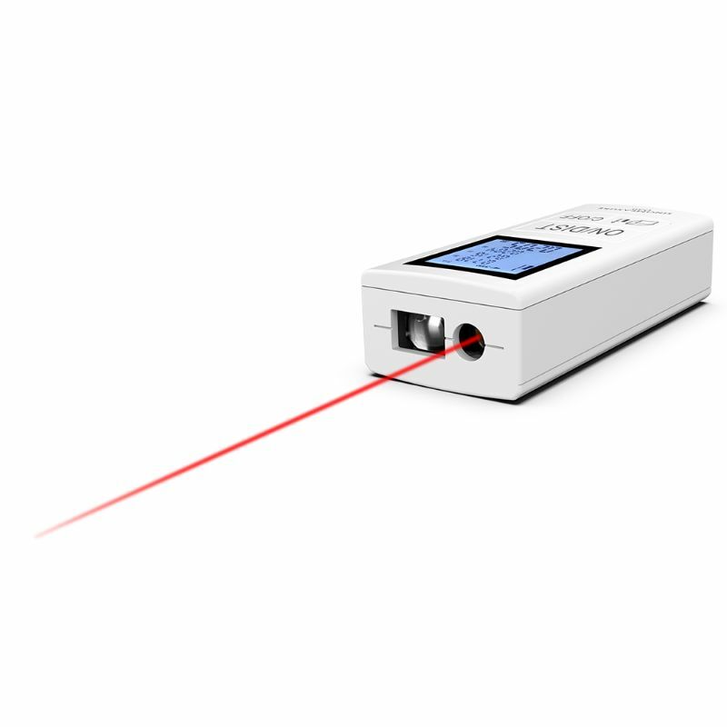 ミニデジタル充電式レーザー距離計,98ft/30m測定ツール,家庭用,0.03-30m
