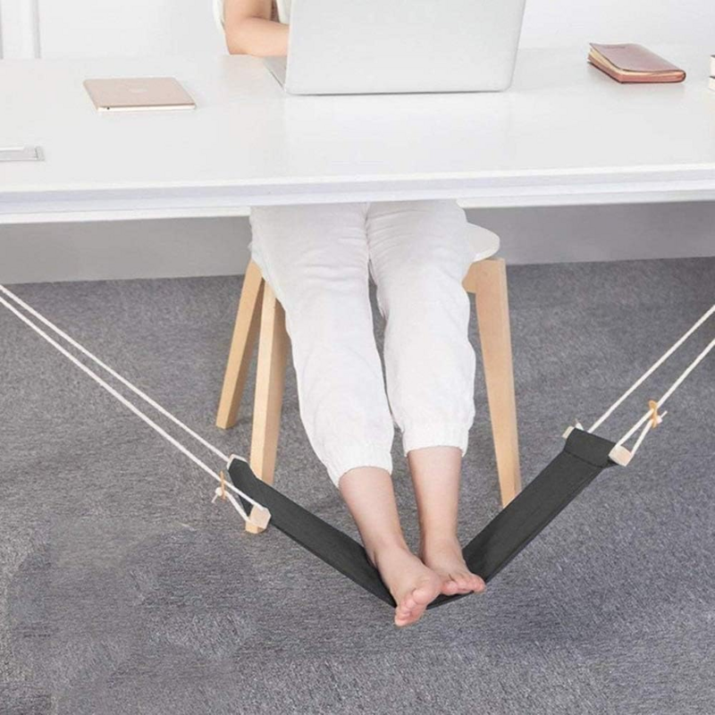 2024 Airplane Car Seat Computer Portable Folding Leg Office Footrest Feet Foot Rest Chairs Under Desk Hammock Free Shipping