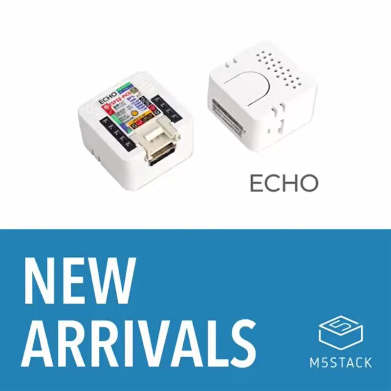 M5Stack-Haut-parleur intelligent ATOM Echo CED, haut-parleur léger, prend en charge le service STT, ESP32 intégré, Bluetooth, Wi-Fi, Internet