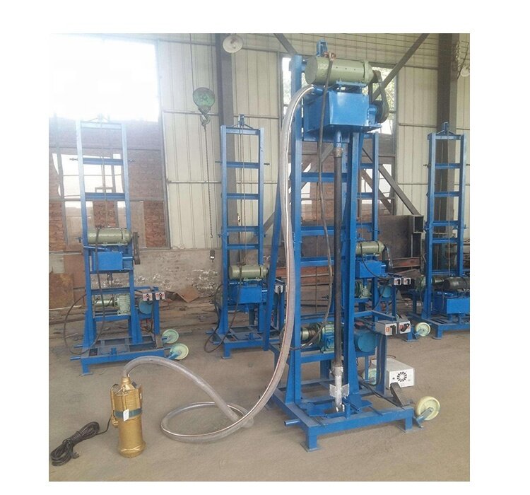 Mesin bor air well rig/air well rig portabel dari Cina