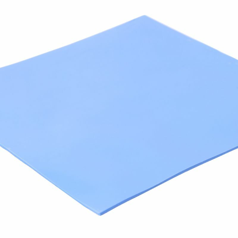 Thermal Pad 100x100x1mm Thermal Conductivity Non Conductive Heat Resistance Silicone Thermal Pads, for Laptop Heatsink