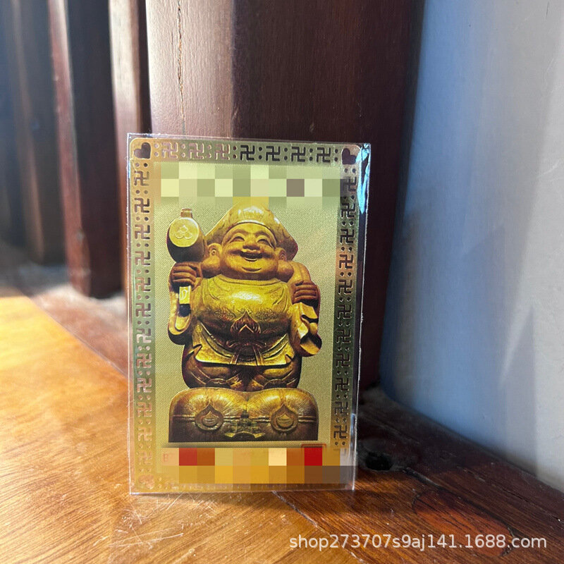 Da Heitian kartu emas kartu tembaga ponsel portabel kartu dekorasi kecil