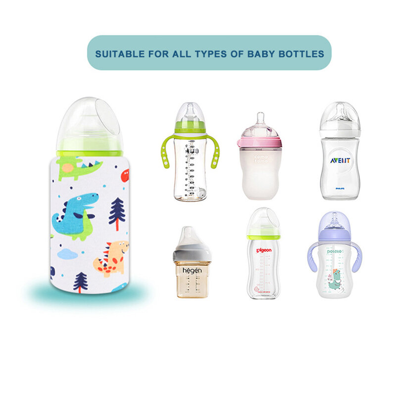 Podgrzewacz butelka na wodę i mleko USB wózek podróżny izolowany podgrzewacz butelka do pielęgnacji dla niemowląt noworodek przenośna butelka podgrzewacz do karmienia niemowląt