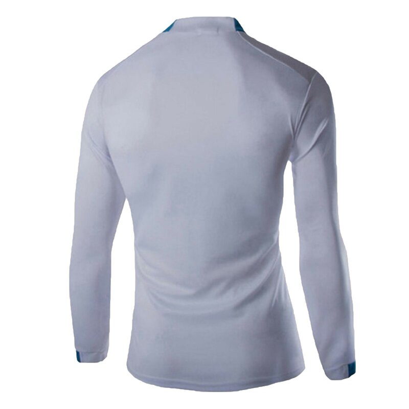Male Autumn And Winter High Elasticity Breathable Sports Tight Long Sleeve Pattern Print Quick Dry Fitness Top