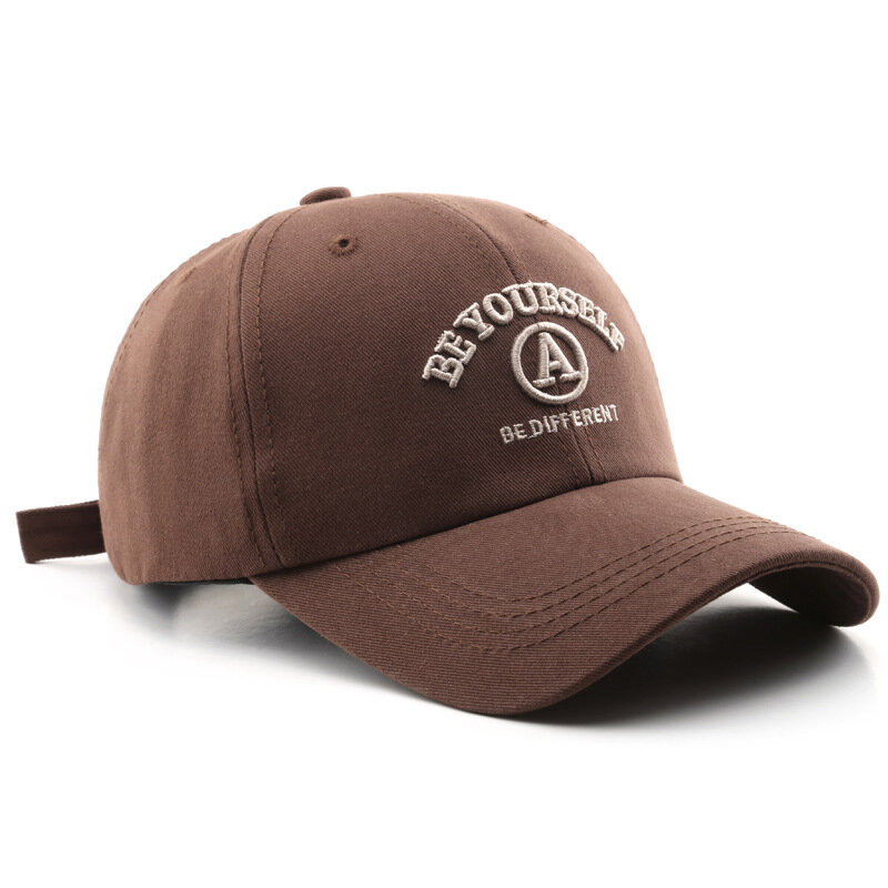 Fashion Embroidered Baseball Hat Women's Men's Duck Tongue Hat Women's Men's Sunshade Hat Unisex Adjustable Cotton Truck Hat