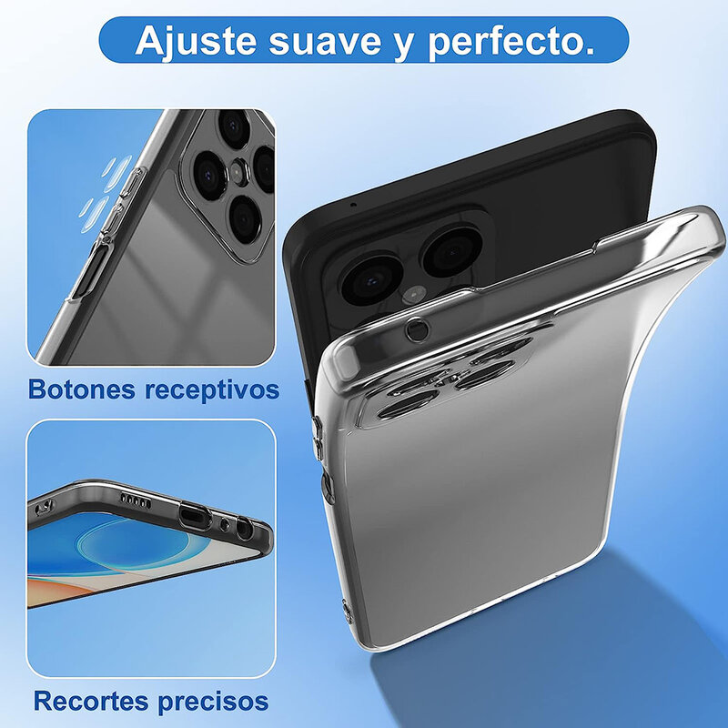 Custodia morbida in Silicone di alta qualità per Huawei Honor 50 60 70 80 90 Pro Lite SE custodia posteriore trasparente ultrasottile per Honor X8 X7 X9 X6 5G