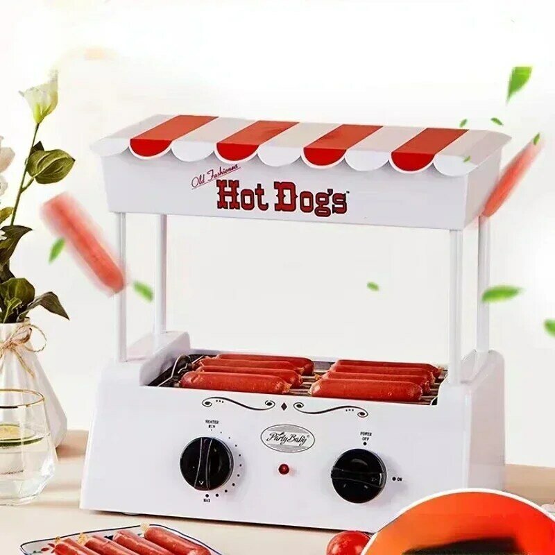 Machine multifonction à rôtir les saucisses grillées, petit chariot à hot-dog, rouleau de vermicelles cuit à la vapeur