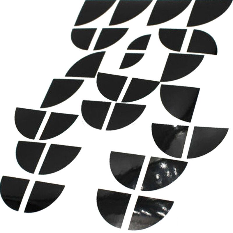 Emblema delantero y trasero para BMW, tapas de cubo de rueda, pegatina para volante de 82mm, 74mm, 68mm y 45mm, color negro, 7 piezas