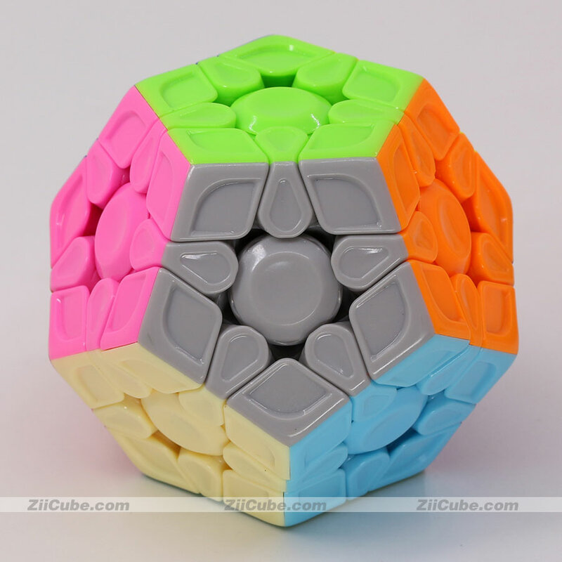 YuXin Megamin 3x3 V3 M kecil sihir magnetik Dodecahedron V3M Megaminxed Magnet tanpa stiker Cubos Magico mainan logika profesional