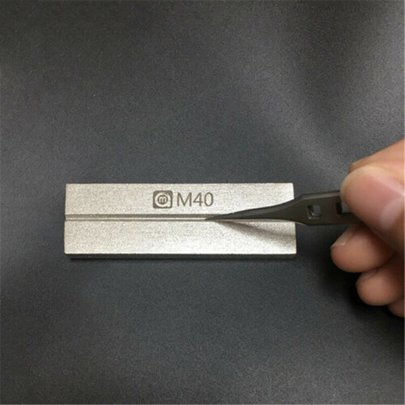 Amaoe Grindstone M40 Whetstone Used For Tweezers Grinding Blade Double-sided Use Tweezers Repair Tools