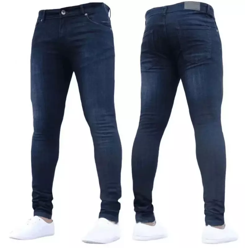 Bay Independent Station Men's Wear Popular Tight Leggings in Europe and America Men's Jeans