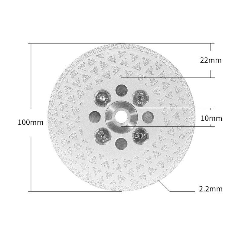 다이아몬드 연삭 디스크 전기 도금 연삭 휠, 타일 화강암 절단 금속 연마 도구 액세서리, 80-125mm, M10, M14