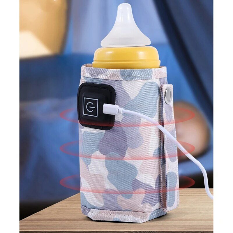 Chauffe-eau USB portable pour poussette, chauffe-biSantos de voyage, chauffe-lait universel, sac isolé