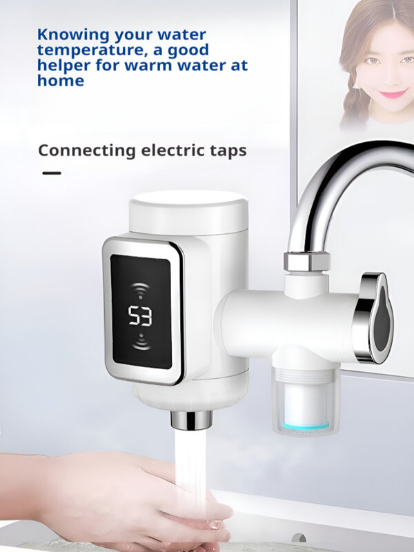 Intelligent electric hot water faucet threesecond tant heating intelligent digital water heater