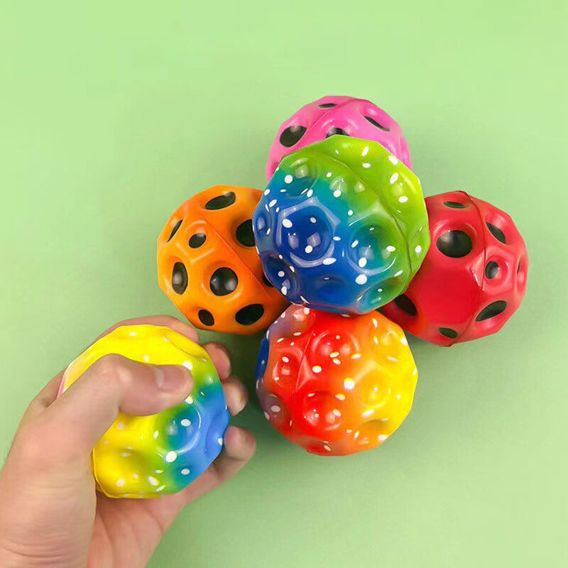 Экстремальный высокий похлопывающий шар, Космический шар, детские игрушки, пористый шар, Интерактивная игрушка для снятия стресса