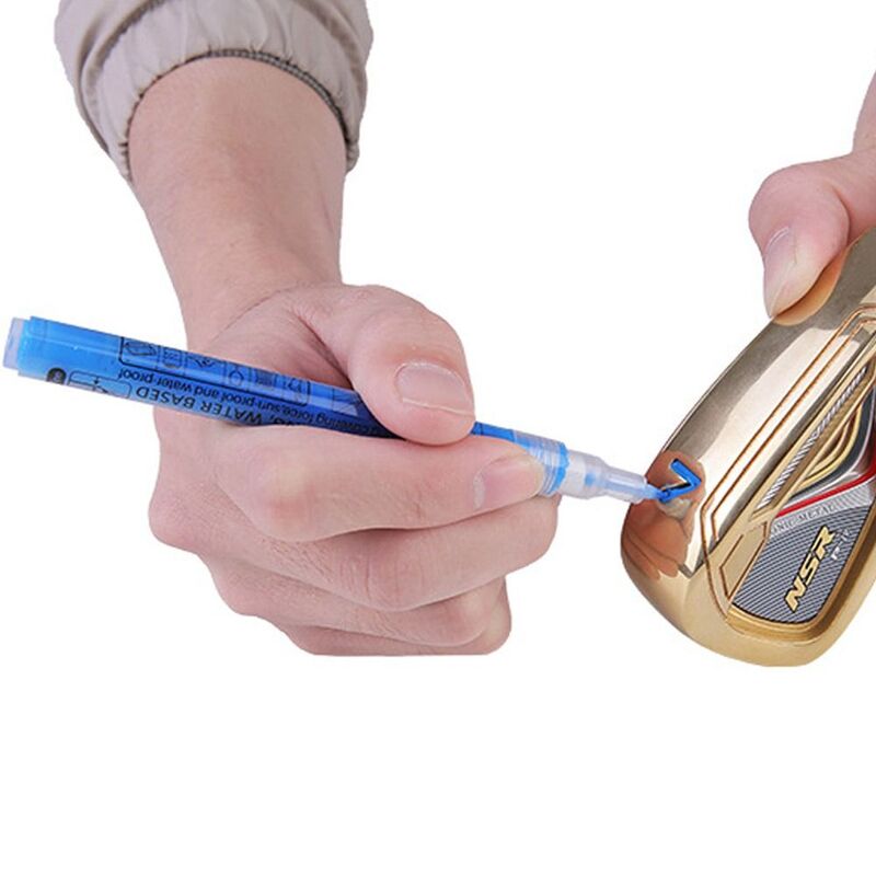 อุปกรณ์กอล์ฟหลากสีปากกาอะคริลิคสำหรับนักกอล์ฟปากกาเจลปากกาเปลี่ยนสีได้