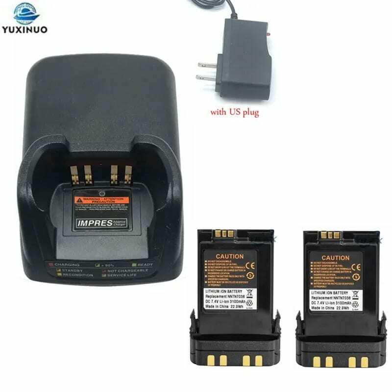 NNTN7038A NNTN7038 7.4V 3100mAh Battery + Rapid Charger for MOTOROLA APX8000 APX8000XE APX7000 APX7000XE APX6000 APX6000XE Radio