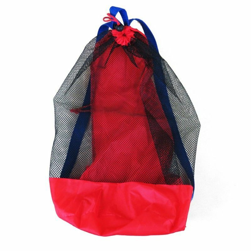 Netztasche für Kinder, Sommer-Umhängetasche mit Kordelzug, Wasserschloss-Spielzeug-Verpackungstasche